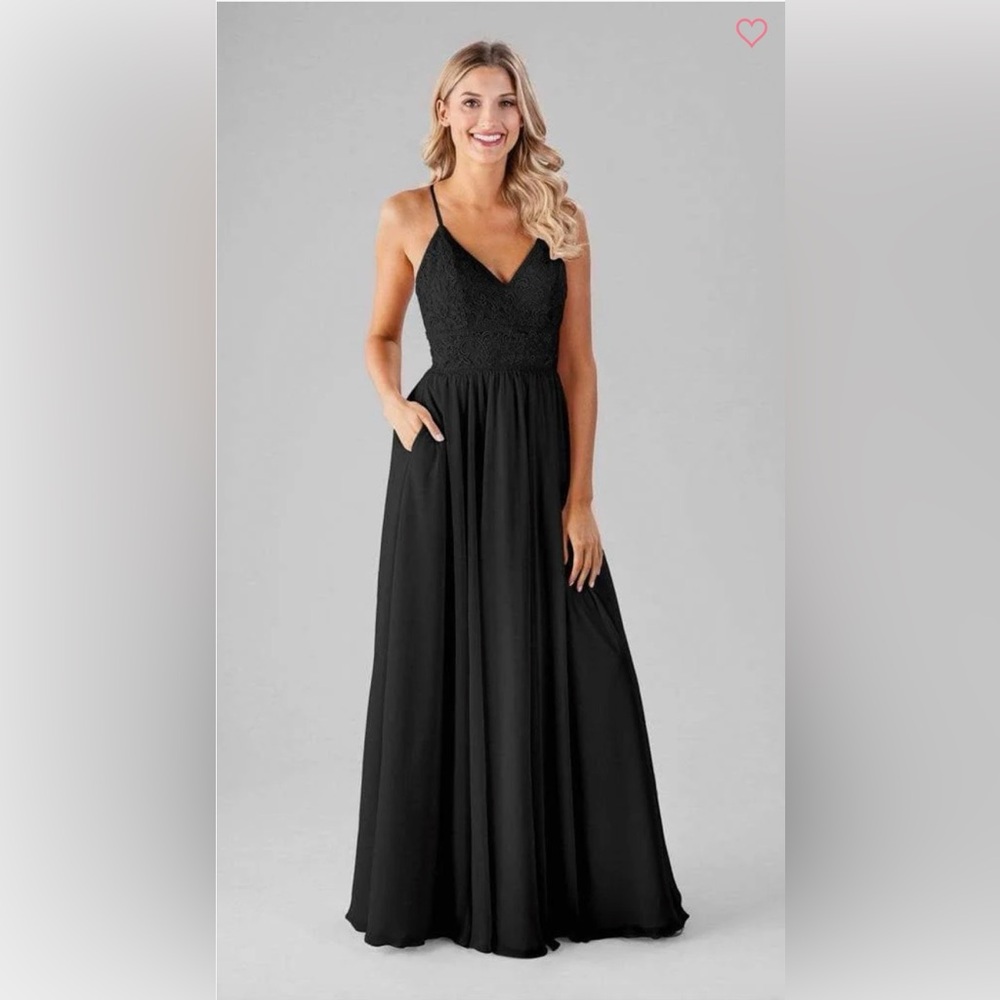 Kennedy Blue Bridesmaid Dress Cameron Black NWT
